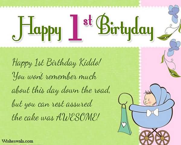 Happy 1st Birthday Kiddo Daughter Birthday Wishes Happy 1st Birthday Kiddo Daughter Birthday Wishes
