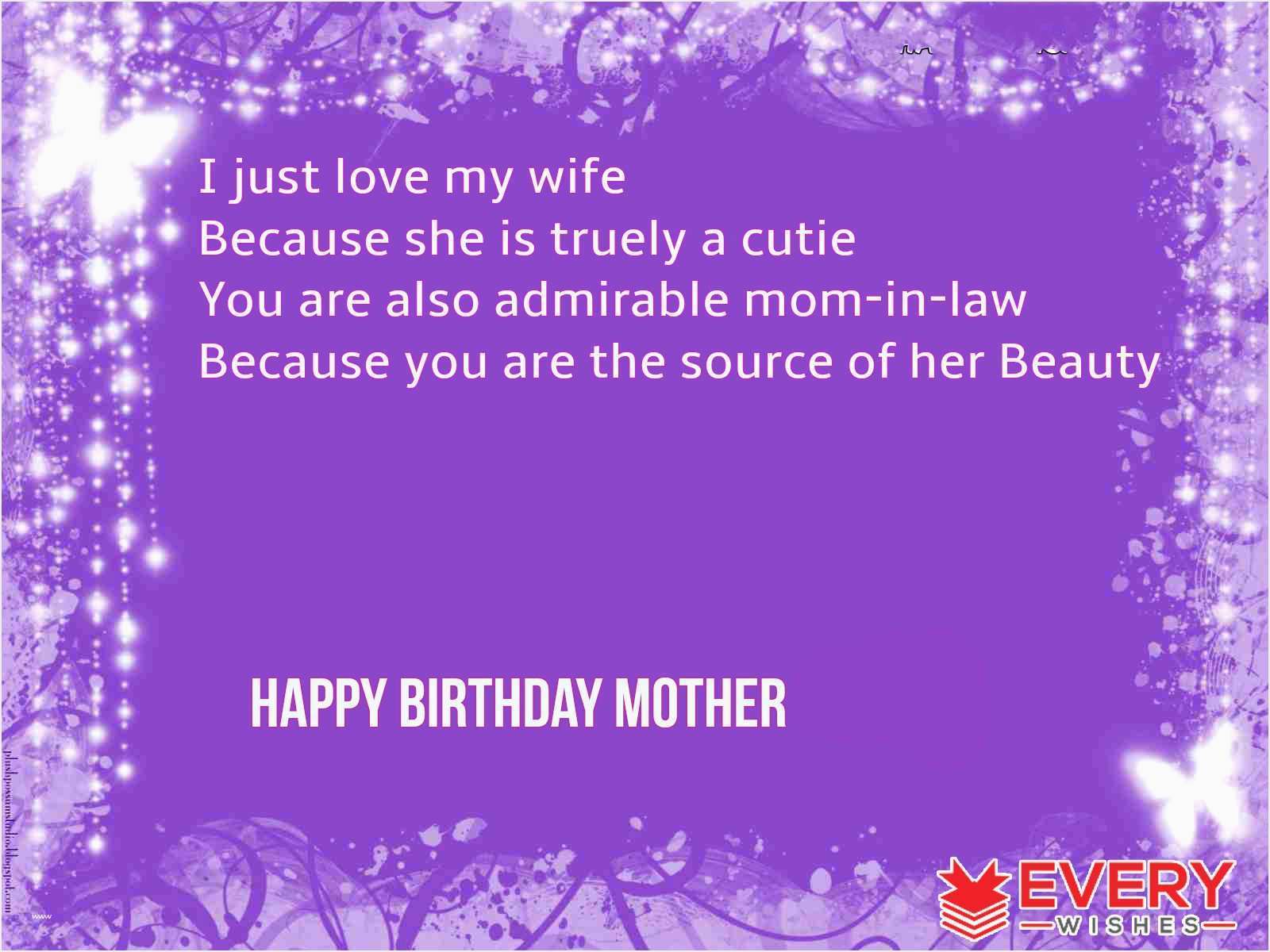 I Just Love My Wife Mother Birthday Wishes I Just Love My Wife Mother Birthday Wishes