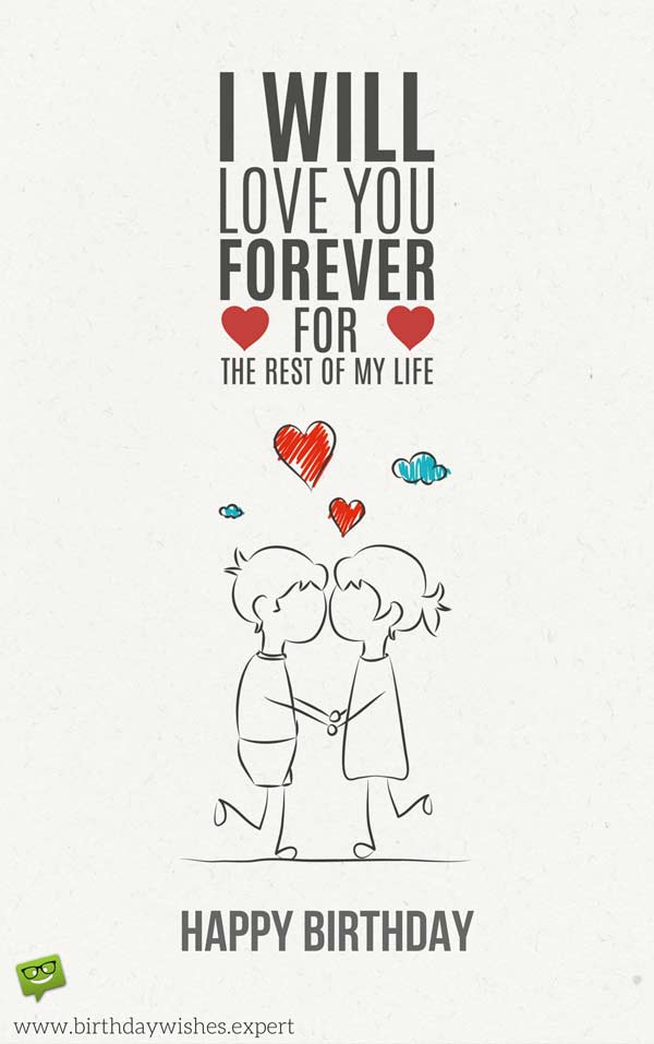 I Will Love You Forever Boyfriend Birthday Wishes I Will Love You Forever Boyfriend Birthday Wishes
