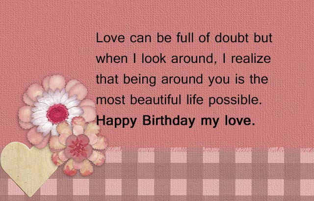 Love Can Be Full Of Doubt Boyfriend Birthday Wishes Love Can Be Full Of Doubt Boyfriend Birthday Wishes