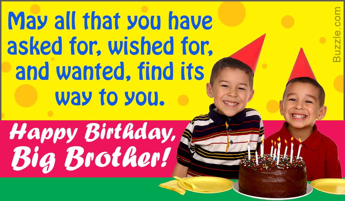 May All That You Have Asked Brother Birthday Wishes May All That You Have Asked Brother Birthday Wishes