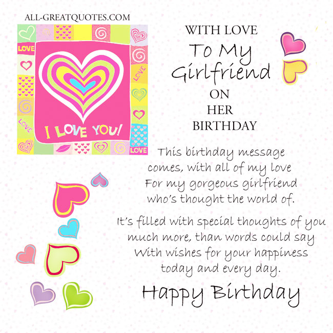 This Birthday Message Comes Girlfriend Birthday Wishes This Birthday Message Comes Girlfriend Birthday Wishes