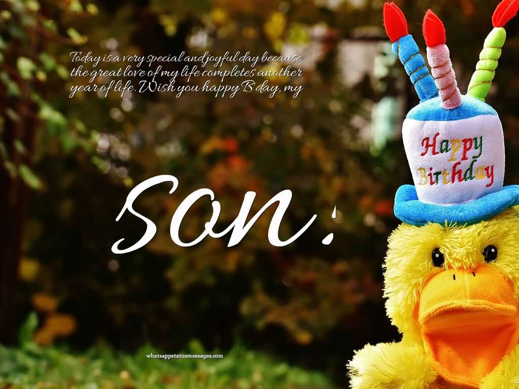 Today Is A Very Special Son Birthday Wishes Today Is A Very Special Son Birthday Wishes