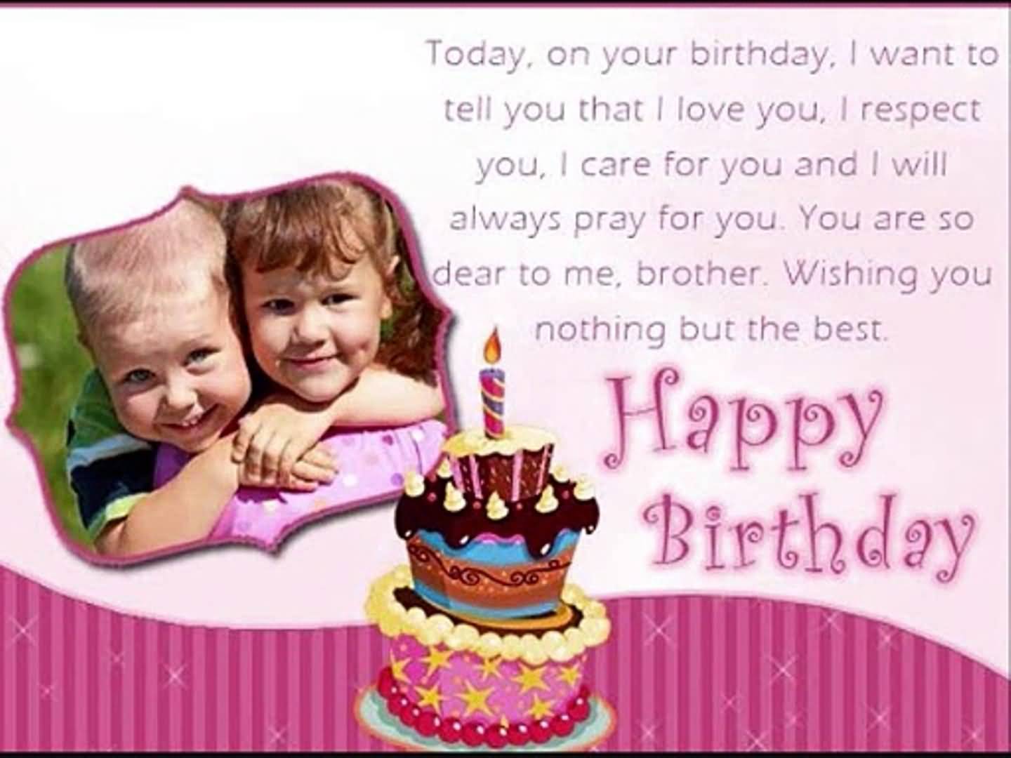 Today On Your Birthday Brother Birthday Wishes Today On Your Birthday Brother Birthday Wishes