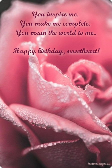 You Inspire Me You Make Girlfriend Birthday Wishes You Inspire Me You Make Girlfriend Birthday Wishes
