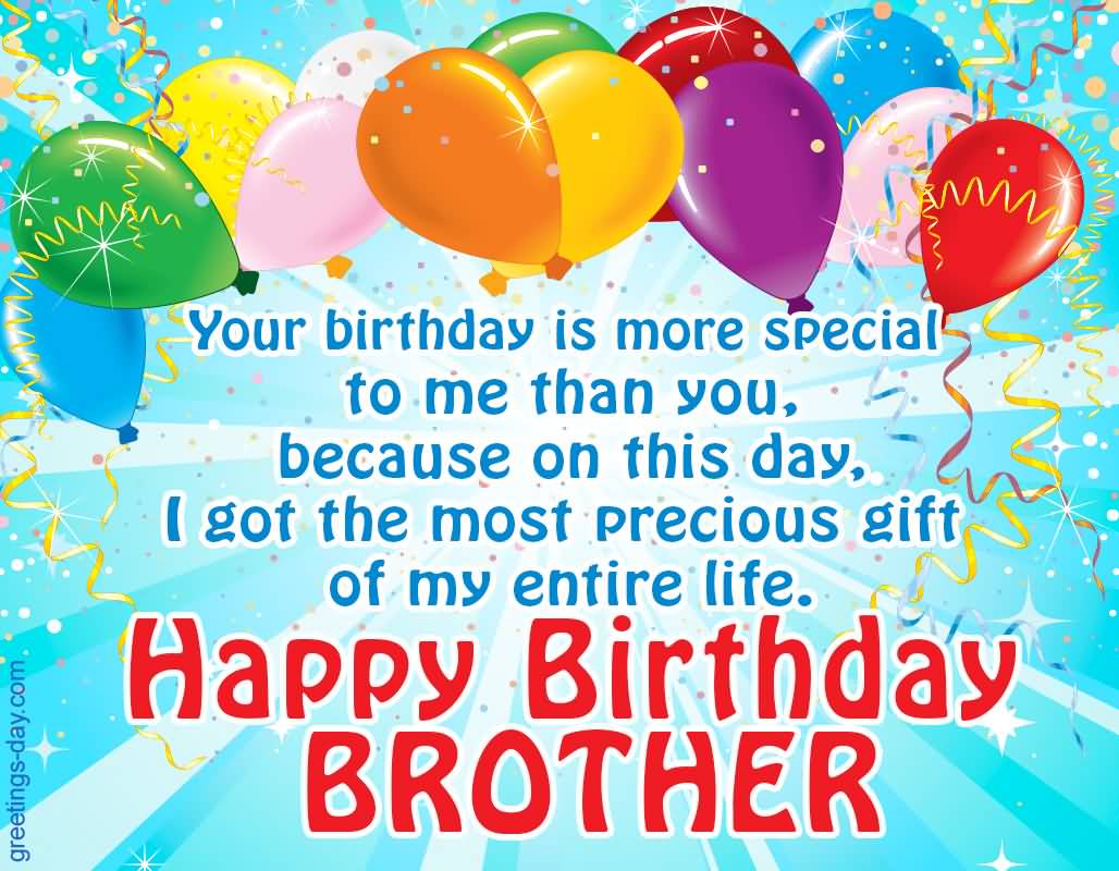 Your Birthday Is More Special Brother Birthday Wishes Your Birthday Is More Special Brother Birthday Wishes