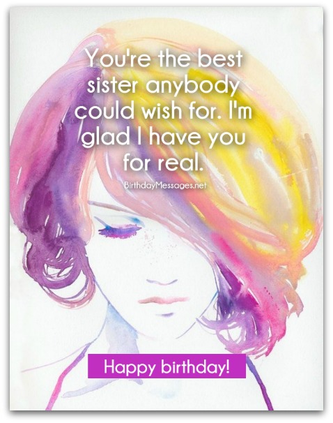 Youre The Best Sister Anybody Sister Birthday Wishes Youre The Best Sister Anybody Sister Birthday Wishes