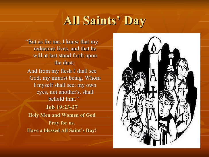 But As For Me All Saints Day Wishes