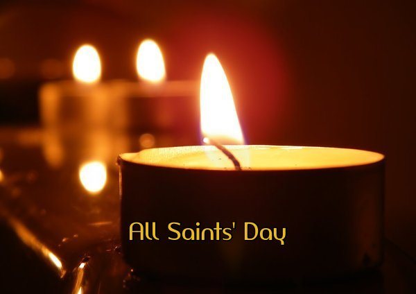 Candle On All Saints Say All Saints Day Wishes