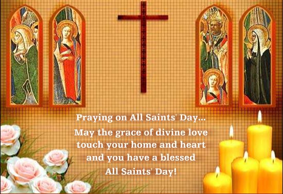 Praying On All Saints All Saints Day Wishes