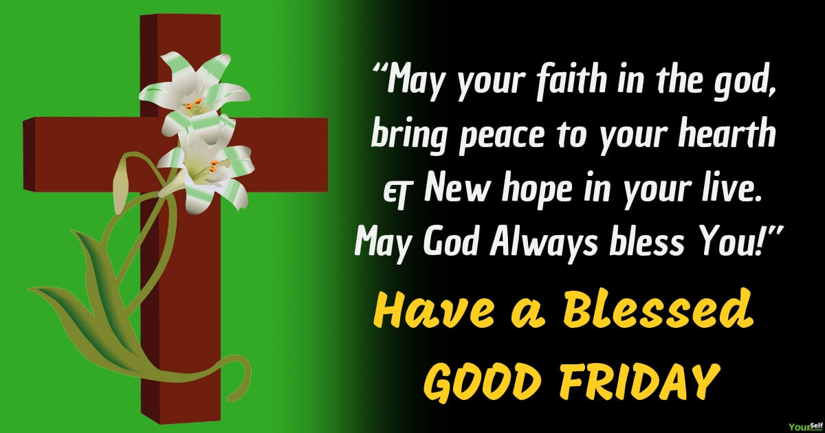 Unique Good Friday Wishes Graphic