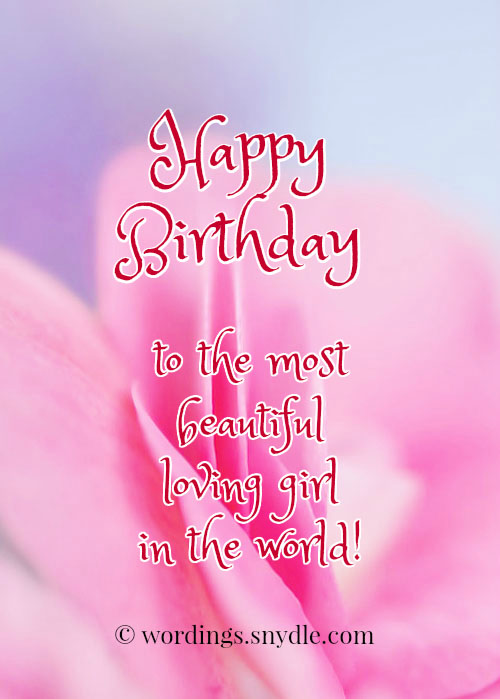 Happy Birthday to the most beautiful loving girl Boyfriend Birthday Wishes