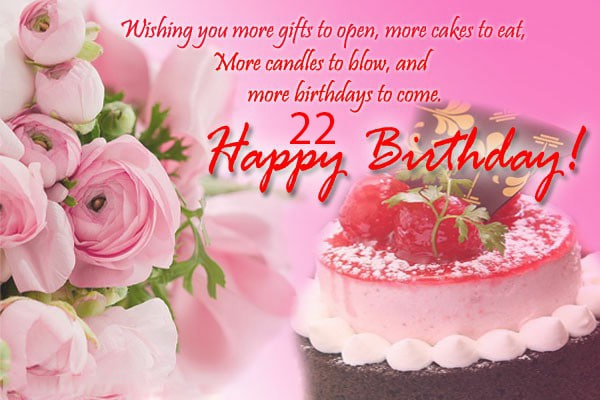 Wishing you more gifts to open more cakes to eat Boyfriend Birthday Wishes