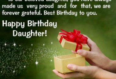 To Our Beloved Daughter Best Birthday To You
