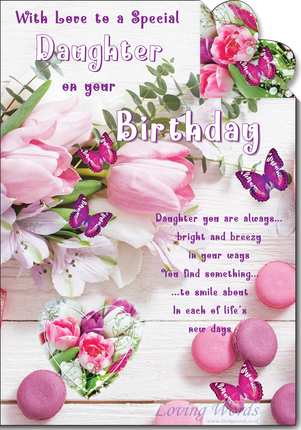 With Love To A Special Daughter Birthday Wishes